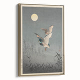Vintage Animal Art - Ducks in Flight Illustration - Retro Animal Prints