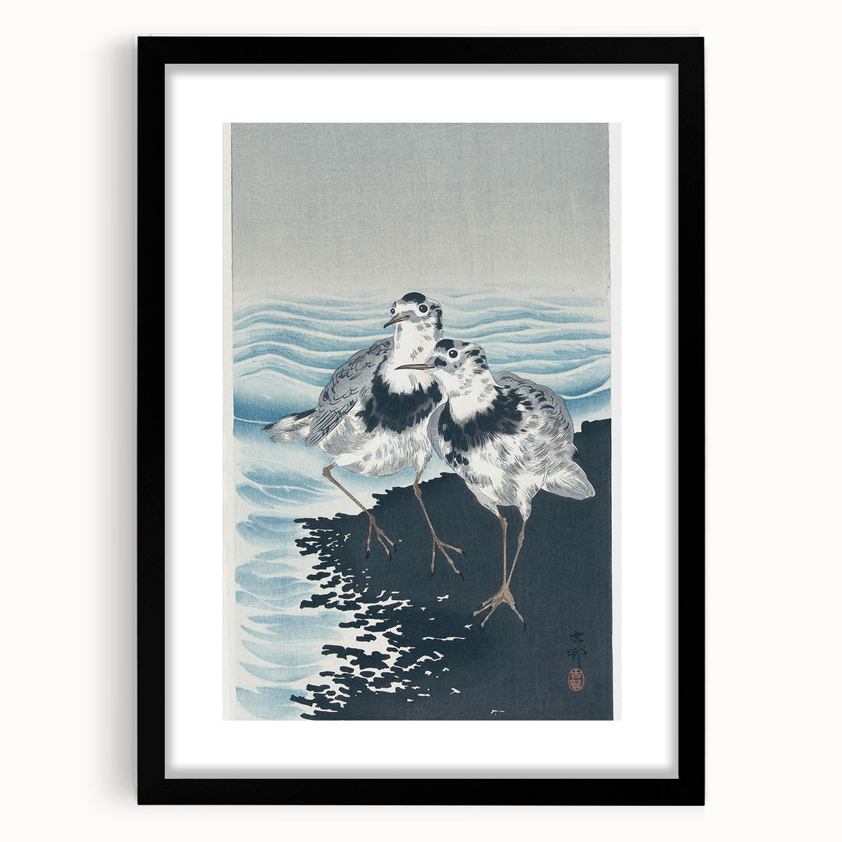 Vintage Animal Art - Shore Birds Illustration - Retro Animal Prints