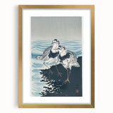 Vintage Animal Art - Shore Birds Illustration - Retro Animal Prints