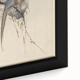 Vintage Animal Art - Birds Perched on Blossom Branch - Retro Animal Prints