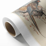 Vintage Animal Art - Birds Perched on Blossom Branch - Retro Animal Prints