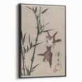 Vintage Animal Art - Birds in Flight with Bamboo - Retro Animal Prints