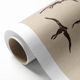 Vintage Animal Art - Birds in Flight Silhouettes - Retro Animal Prints