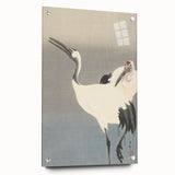 Vintage Animal Art - Cranes in Graceful Stance - Retro Animal Prints
