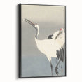Vintage Animal Art - Cranes in Graceful Stance - Retro Animal Prints