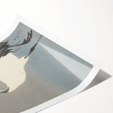 Vintage Animal Art - Cranes in Graceful Stance - Retro Animal Prints