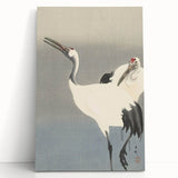 Vintage Animal Art - Cranes in Graceful Stance - Retro Animal Prints
