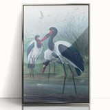 Vintage Animal Art - Storks in Nature - Retro Animal Prints