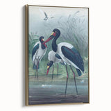Vintage Animal Art - Storks in Nature - Retro Animal Prints