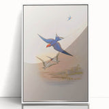 Vintage Animal Art - Swallows in Flight - Retro Animal Prints