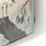 Vintage Animal Art - Perched Bird on Branch - Retro Animal Prints