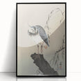 Vintage Animal Art - Perched Bird on Branch - Retro Animal Prints