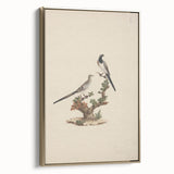 Vintage Animal Art - Birds on Branch - Retro Animal Prints