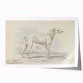 Vintage Animal Art – Handcrafted Dalmatian Dog Illustration