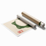 Vintage Frog Illustration - Japanese Animal Wall Art Print