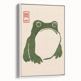 Vintage Frog Illustration - Japanese Animal Wall Art Print