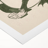 Vintage Frog Tea Art - Japanese Animal Illustration Print