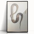 Vintage Animal Art - Retro Snake Illustration Print - Animal Wall Decor