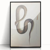 Vintage Animal Art - Retro Snake Illustration Print - Animal Wall Decor