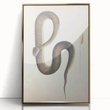 Vintage Animal Art - Retro Snake Illustration Print - Animal Wall Decor