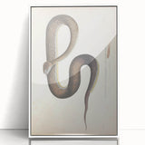 Vintage Animal Art - Retro Snake Illustration Print - Animal Wall Decor