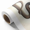 Vintage Animal Art - Retro Snake Illustration Print - Animal Wall Decor
