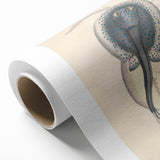 Vintage Animal Art: Oblong Stingray Illustration Art Prints