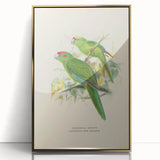 Vintage Animal Art: Parrot Illustration Art Print