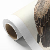 Vintage Animal Art - Retro White Dotted Eagle Illustration