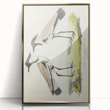 Vintage Animal Art – Spur-Winged Plover Illustration Wall Print