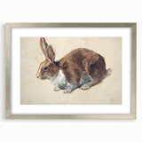 Vintage Animal Art – Realistic Rabbit Illustration Wall Print