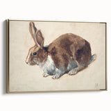 Vintage Animal Art – Realistic Rabbit Illustration Wall Print