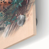 Vintage Animal Art – Clouded Leopard Illustration Wall Print