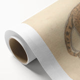 Vintage Animal Art – Leopard Sketch Illustration Wall Print