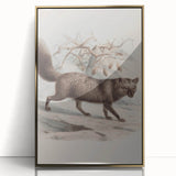 Vintage Fox Illustration – Classic Animal Wall Art Print