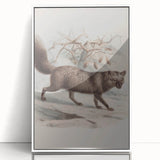 Vintage Fox Illustration – Classic Animal Wall Art Print