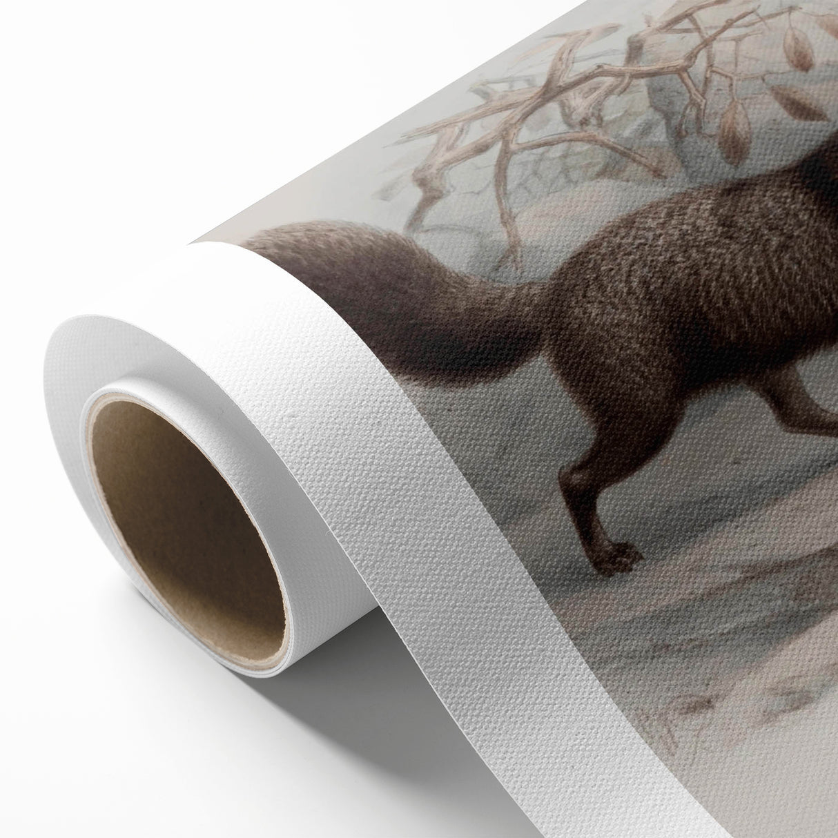 Vintage Fox Illustration – Classic Animal Wall Art Print