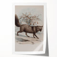 Vintage Fox Illustration – Classic Animal Wall Art Print