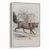 Vintage Fox Illustration – Classic Animal Wall Art Print