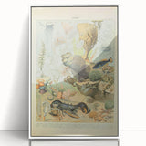Vintage Animal Art: Retro Ocean Life & Marine Creatures Print