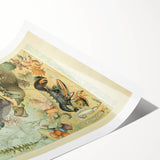 Vintage Animal Art: Retro Ocean Life & Marine Creatures Print