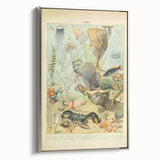 Vintage Animal Art: Retro Ocean Life & Marine Creatures Print