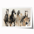 Modern Animal Art: Abstract Horse Illustration Wall Decor