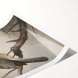 Timeless Vintage Animal Art: Bird Illustration Print for Home