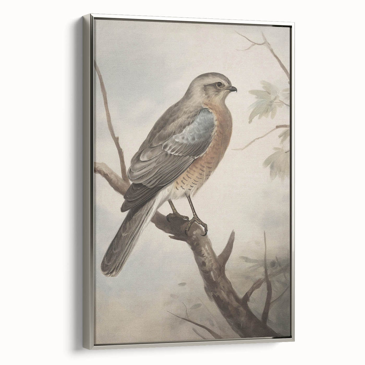 Timeless Vintage Animal Art: Bird Illustration Print for Home