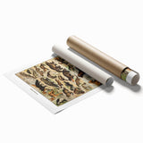 Vintage Animal Art: Detailed Wildlife Illustration Prints