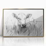 Cow Illustration Art Print – Nature-Inspired Farm Animal Wall Decor