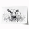 Cow Illustration Art Print – Nature-Inspired Farm Animal Wall Decor