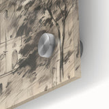 Historic Church Tower Architectural Wall Art