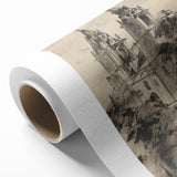 Historic Church Tower Architectural Wall Art